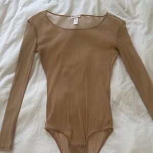 Mesh Long Sleeve Bodysuit
